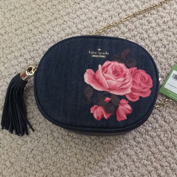 Crossbody denim purse